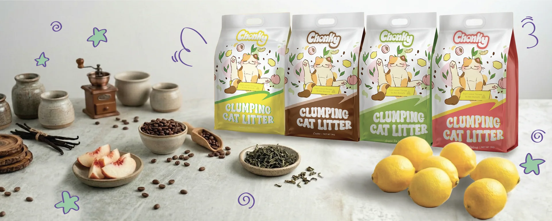 Chonky Litter — Clumping Cat Litter