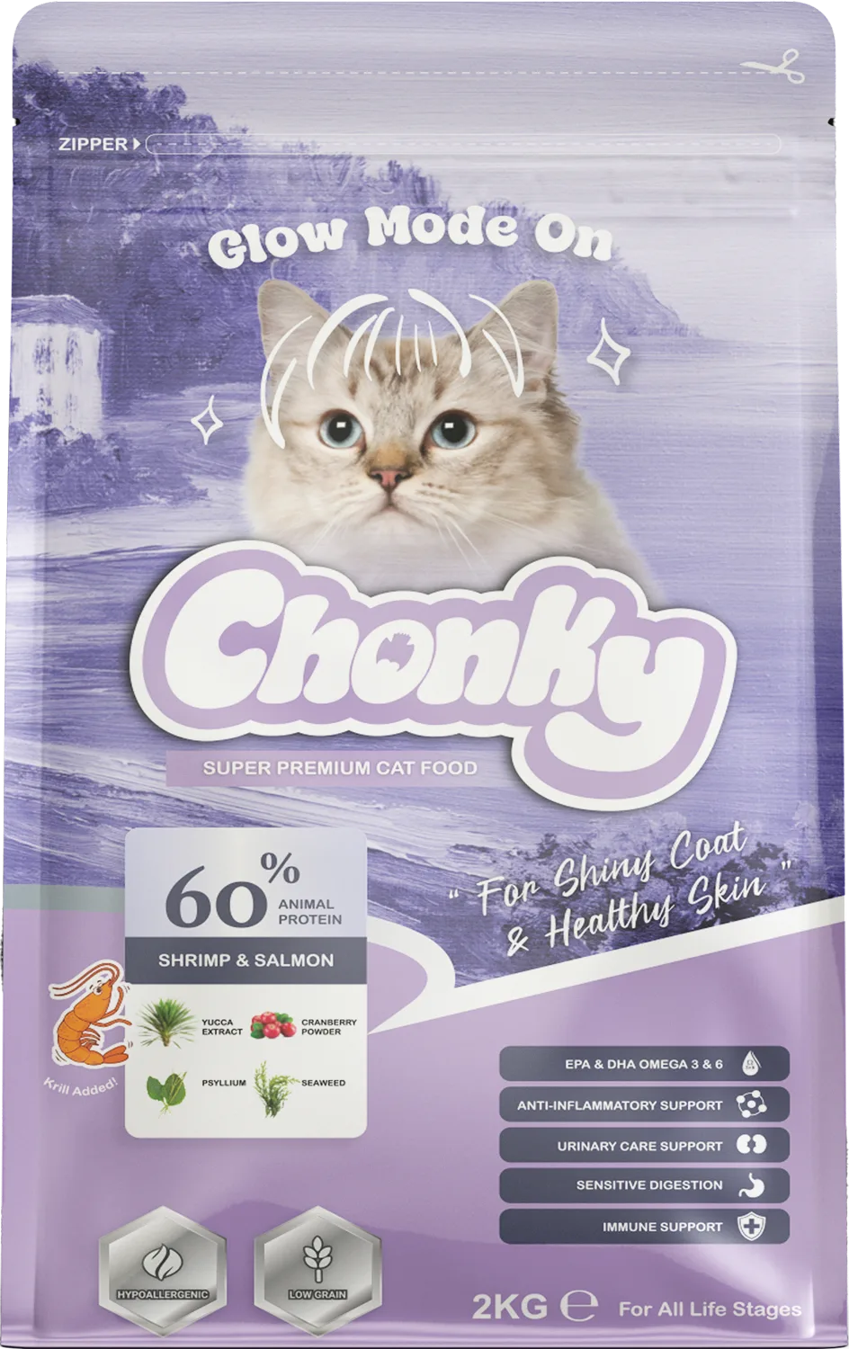Cat Shrimp Salmon