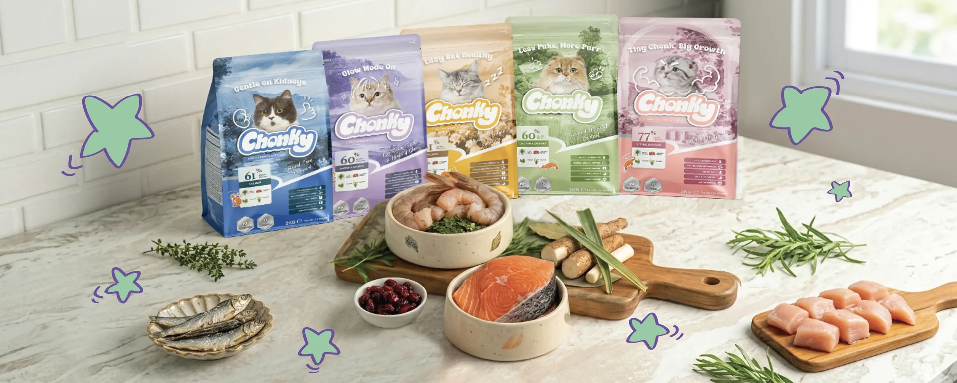 Chonky Core — Cat Kibbles range