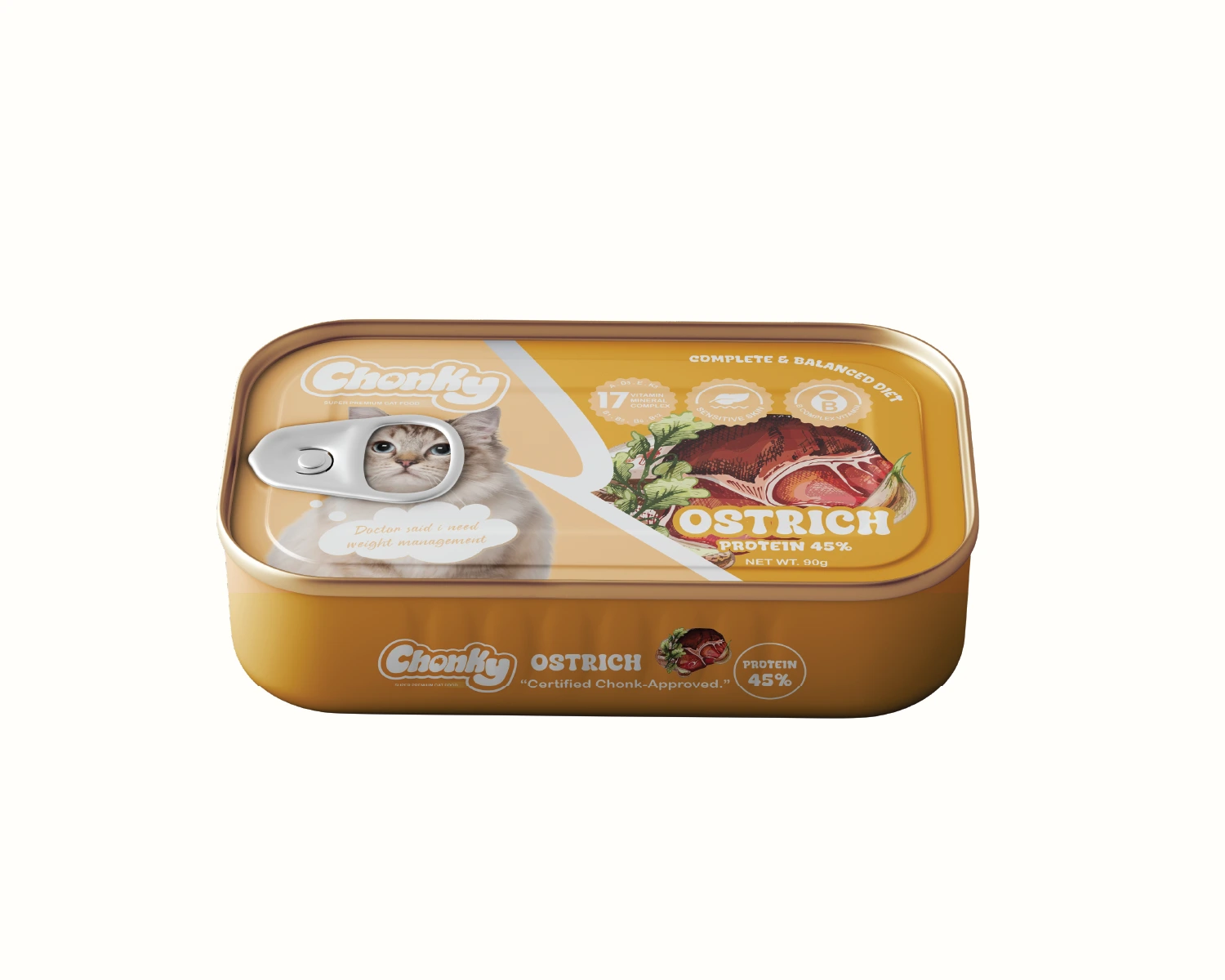 Ostrich Canned